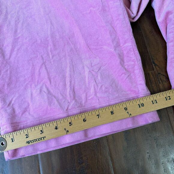 J.CREW Lizzie Patch Pocket Corduroy Pants Pink High Rise Wide Leg - Picture 14 of 14